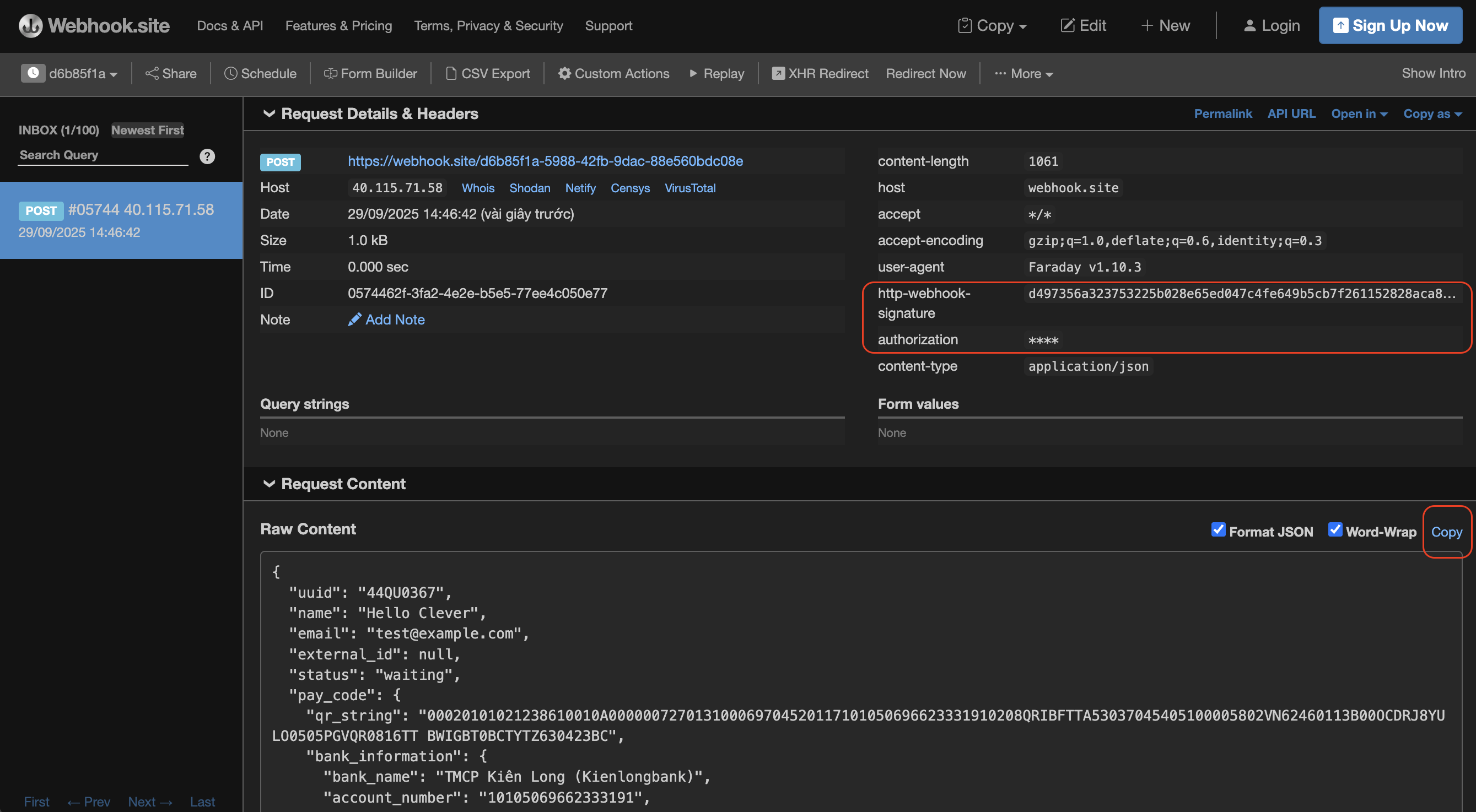 Webhook Site