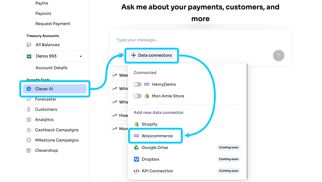 Adding WooCommerce connector